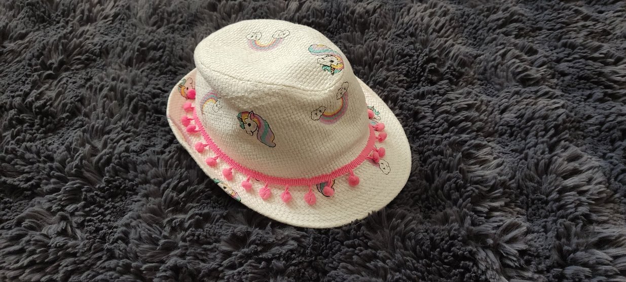 Çocuk Renkli Bohem Püsküllü Şapka - Görsel 2