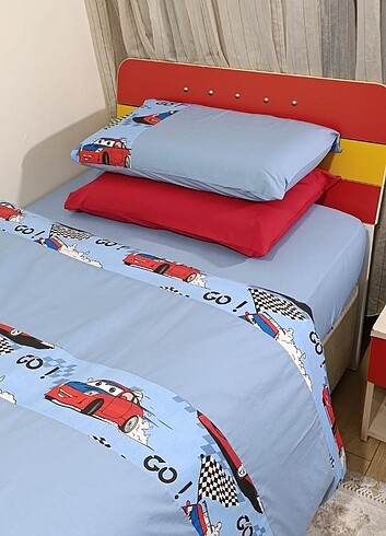 Beden mavi Renk Tek Kişilik Nevresim Takımı