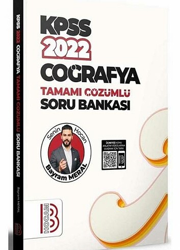 Bayram meral benim hocam coğrafya soru bankası kpss 2022
