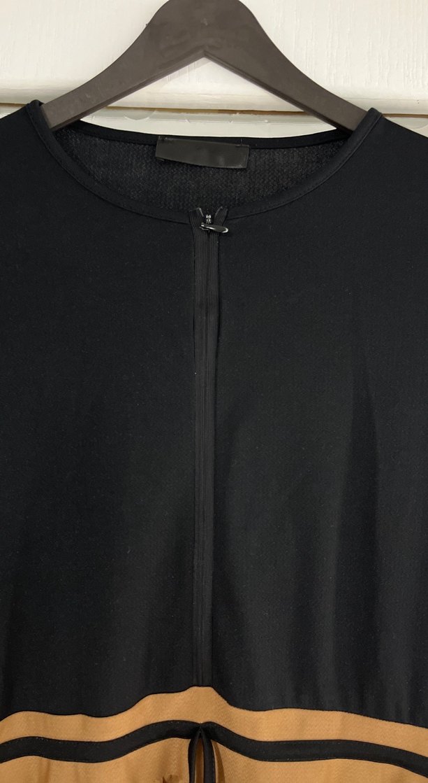 Kahverengi siyah elbise - Görsel 2