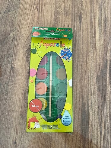 Alpino 12 renk sulu boya