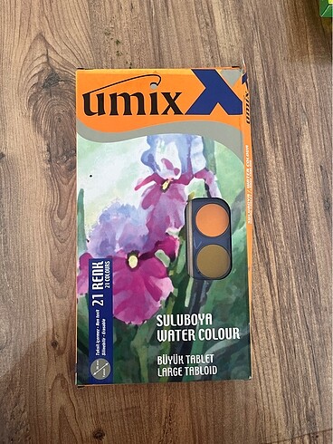 Umix 21 renk sulu boya