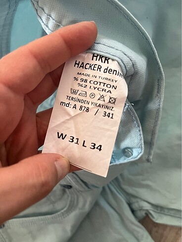 31 Beden Erkek patolon