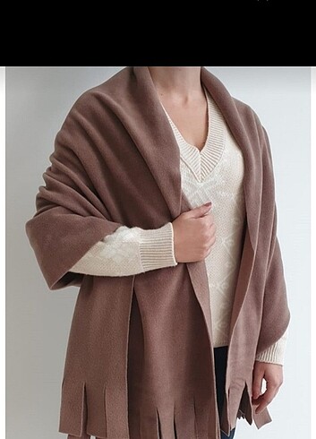 SHARE Kışlık Omuz Şalı Polar - Görsel 3