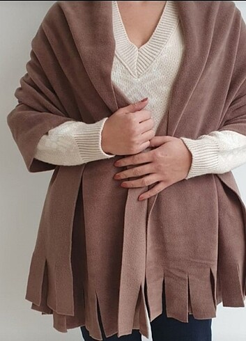 SHARE Kışlık Omuz Şalı Polar - Görsel 4