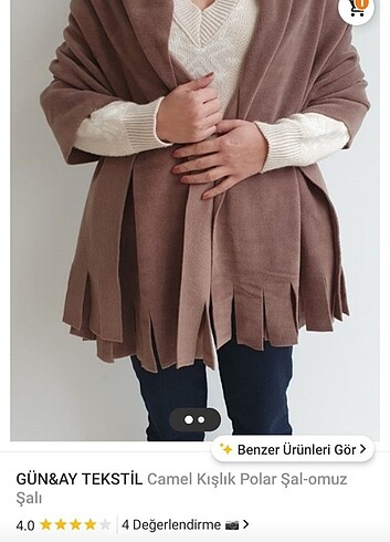 SHARE Kışlık Omuz Şalı Polar - Görsel 2