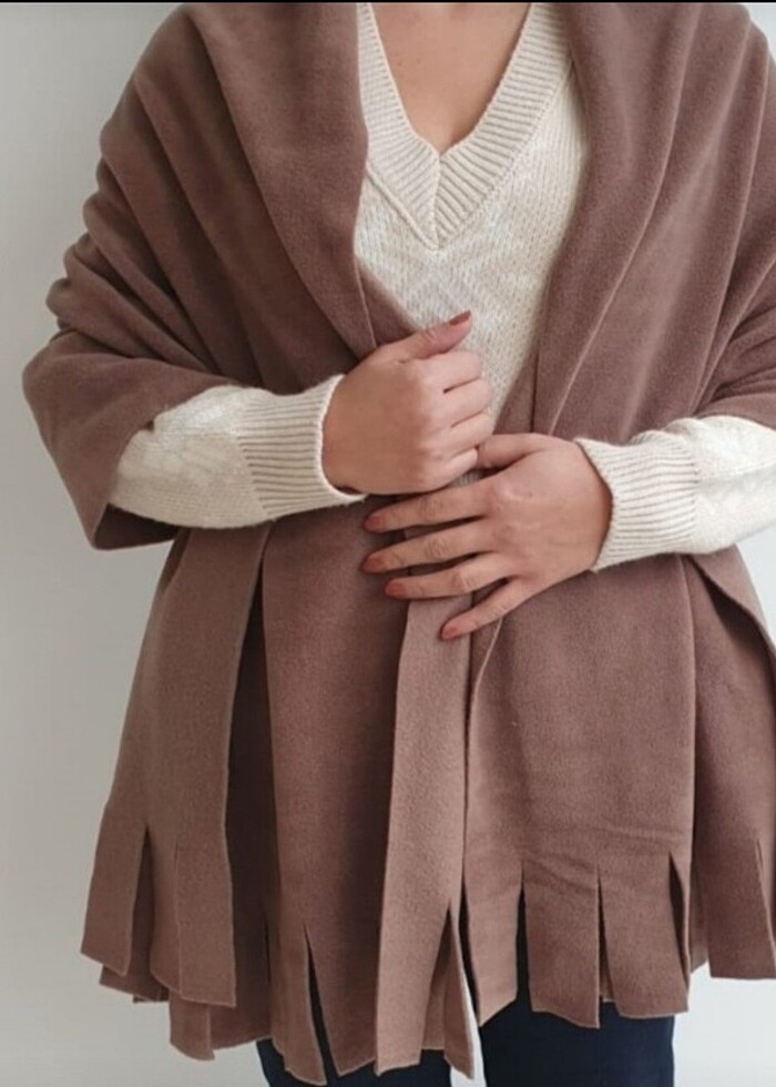 SHARE Kışlık Omuz Şalı Polar - Görsel 4