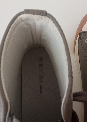  Us polo Assn Haki Kadın Sneaker  - Görsel 5