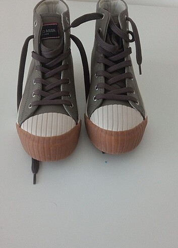  Us polo Assn Haki Kadın Sneaker  - Görsel 6