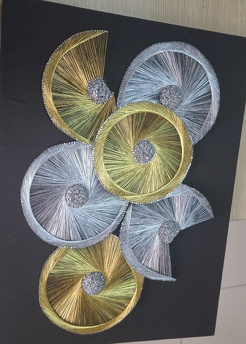 Çağdaş Altın ve Gümüş İplik Sanatı filografi tablo - Görsel 3