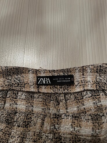 Zara Zara ekose şort etek