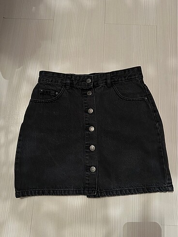 Pull and bear jean mini etek