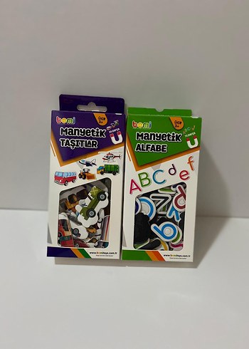 Bemi Manyetik Taşıtlar ve Alfabe Seti