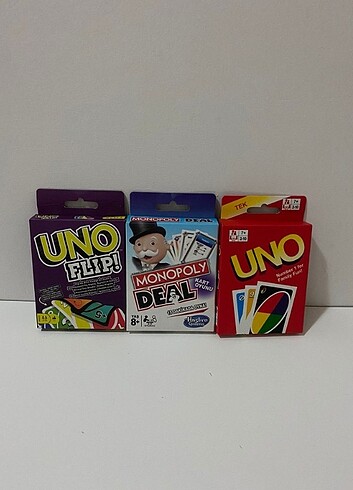 monopoly+uno flip+uno