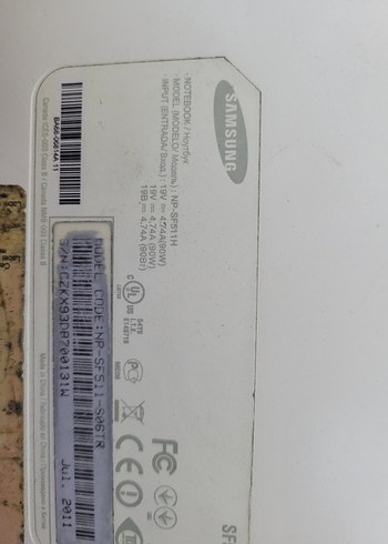 Samsung NP-SF511H Yedek Parça - Görsel 2