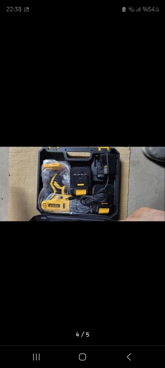 Rown RN6014 Sarı Kablosuz Matkap - Görsel 4