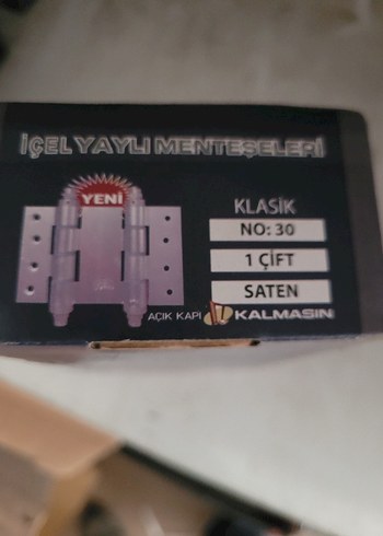 Yaylı Kapı Menteesi Teksas Kovboy Menteşe Takımı - Görsel 3