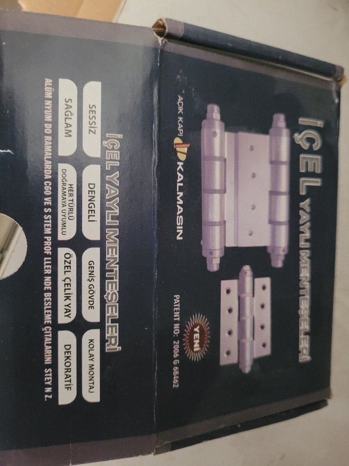 Yaylı Kapı Menteesi Teksas Kovboy Menteşe Takımı - Görsel 2