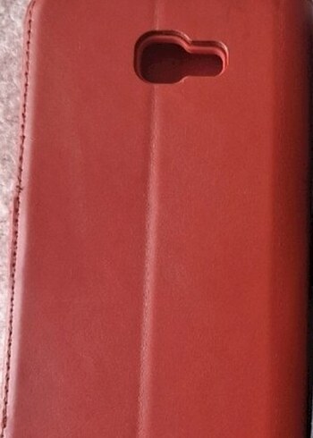 Samsung a7 2017 deri cüzdanlı çift kapaklı kılıf - Görsel 2