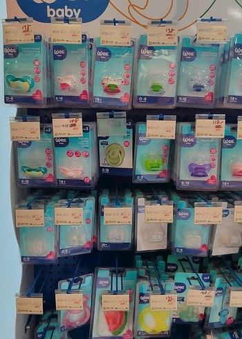 Diğer Çok Renkli Plastik Bebek Biberonları ve emzikleri