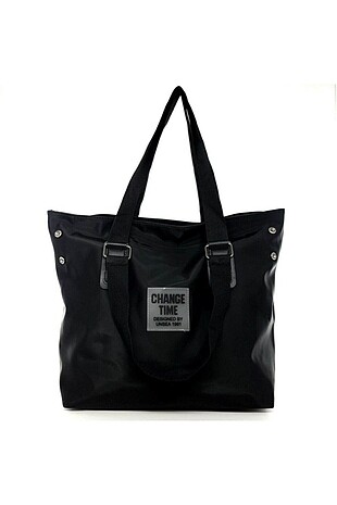 Change Time Pat Detayli Shopper Canta