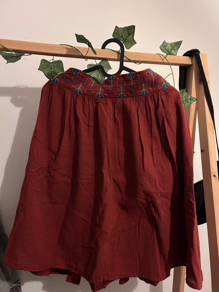 Nakışlı Bohem Etek - Görsel 2