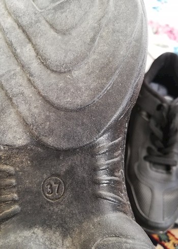 Siyah Kadın Spor Ayakkabı - Görsel 4