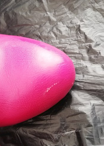 Fuşya Kadın Kalın Topuklu Stiletto - Görsel 5