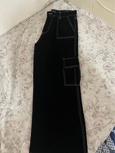 42 Beden Cep detaylı pantalon