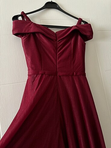 36 Beden bordo Renk Abiye hiç kullanılmadı