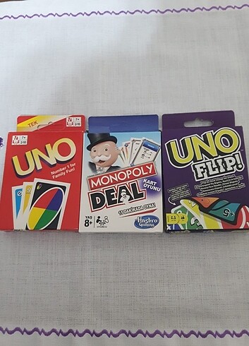 Monopoly+UNO+UNO flip