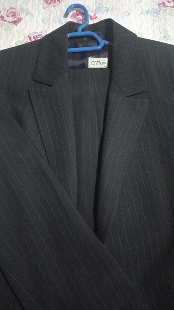 Çizgili Takim elbise  - Görsel 3