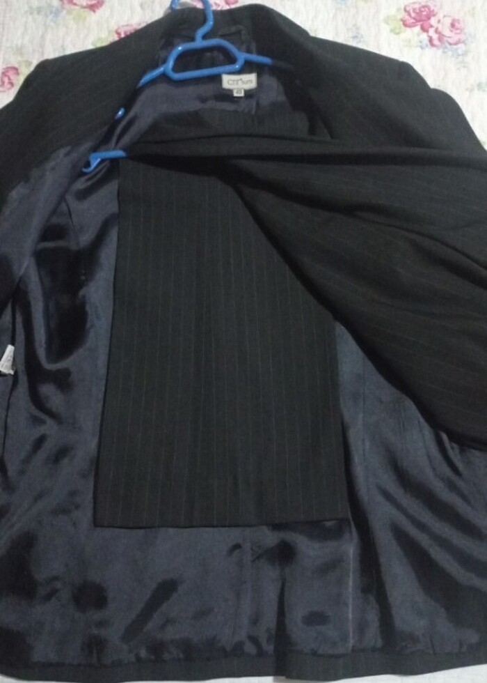 Çizgili Takim elbise  - Görsel 5