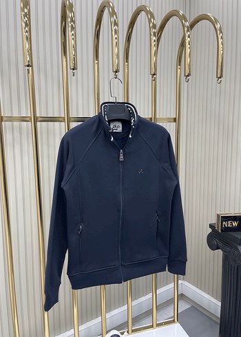 xxl Beden Beymen Lacivert Fermuarlı Erkek Spor Ceket