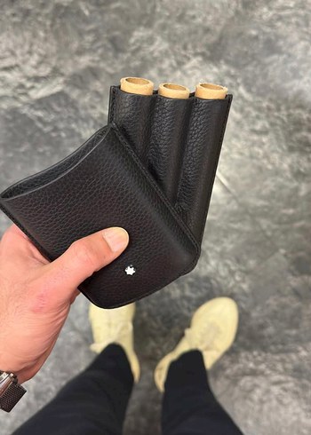 Mont Blanc Siyah Deri Pro Kutusu - Görsel 2