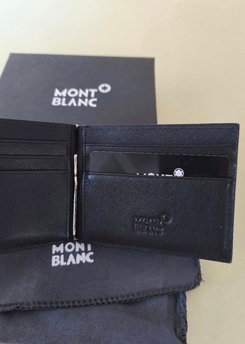 Mont Blanc Siyah Deri Erkek Cüzdanı - Görsel 2