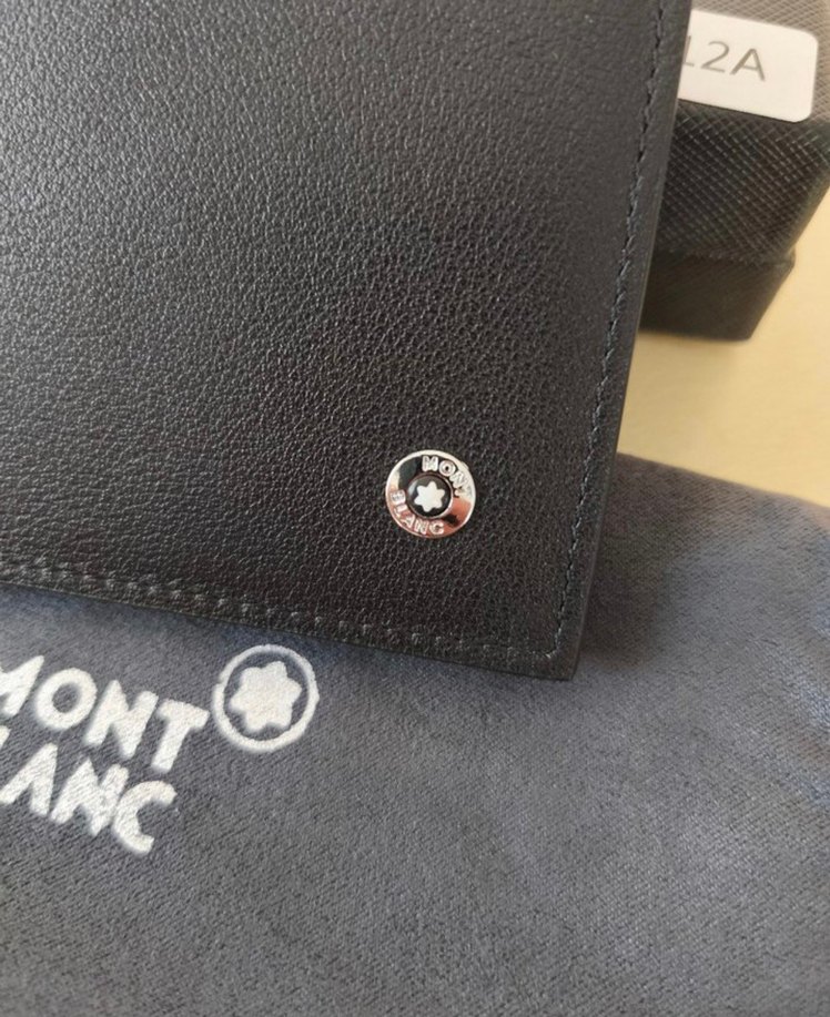 Mont Blanc Siyah Deri Erkek Cüzdanı - Görsel 3