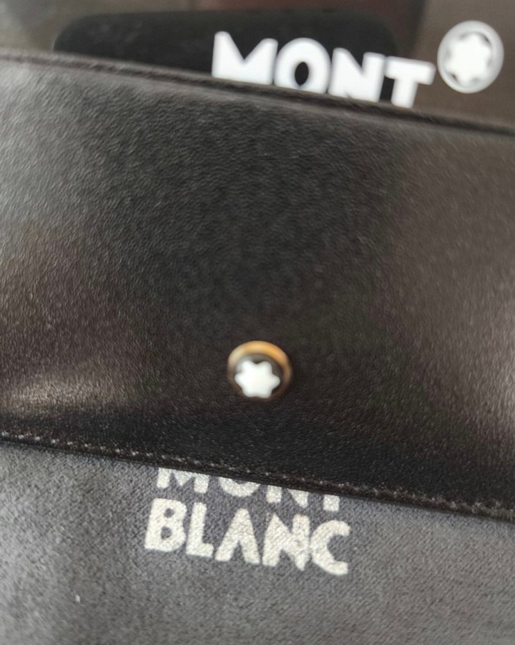 Mont Blanc Siyah Erkek Cüzdan - Görsel 2