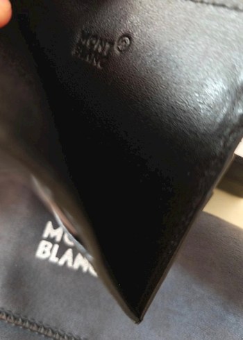 Mont Blanc Deri Siyah Kartlık - Görsel 3