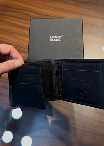 Mont Blanc Siyah Deri Cüzdan - Görsel 3