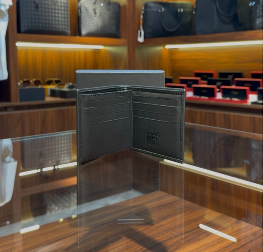 Mont Blanc Deri Siyah Cüzdan - Görsel 2