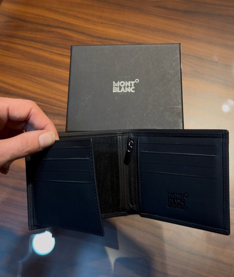 Mont Blanc Deri Siyah Cüzdan - Görsel 3