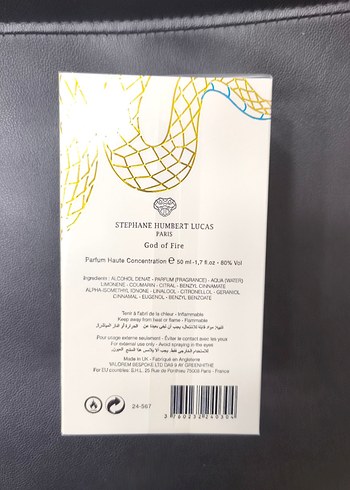 Stephane Humbert Lucas God Of Fire Edp 50 Ml Parfüm - Görsel 3
