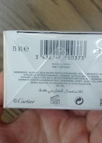  Beden Renk Cartier La Panthere Edp 75 Ml Parfüm