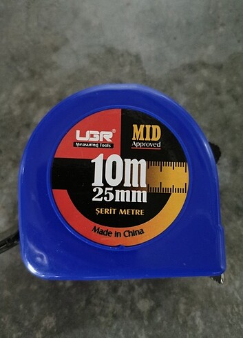 UGR MARKA ŞERİT METRE 10 METRE X 25 MM