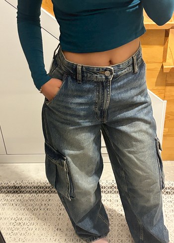 34 Beden Bershka Baggy Jean