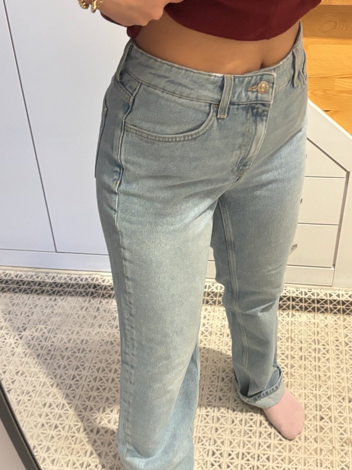 Mango Denim Pantolon - Görsel 3