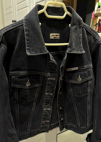 Y2K Düğmeli Kadın Kot Ceket - Görsel 2