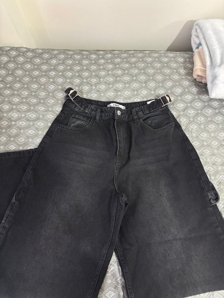 Siyah Baggy Jean - Görsel 2