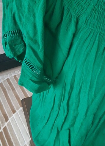 xl Beden yeşil Renk Bluz cok şık